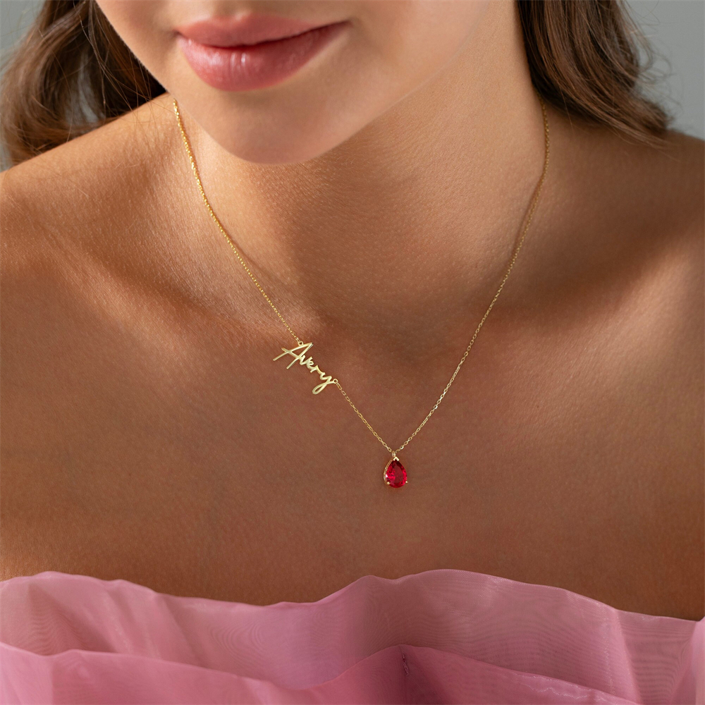Handmade Teardrop Stone Neckla - Vintage Alarm Clock ulasan dan harga