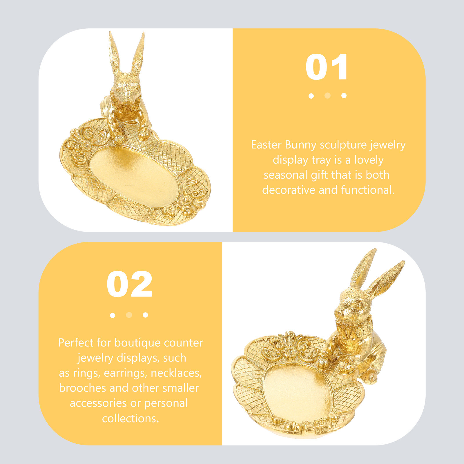 European Style Bunny Jewelry O - Home Decor Organizer ulasan dan harga