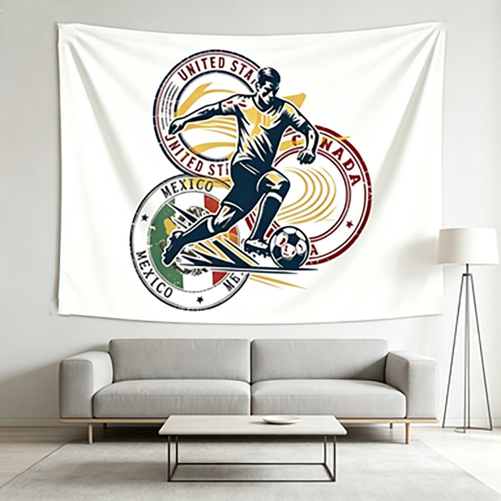 Soccer Themed Stamp Print Tape - Home Decor Canada ulasan dan harga