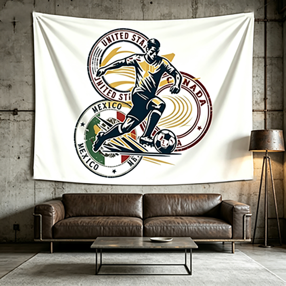 Soccer Themed Stamp Print Tape - Home Decor Canada ulasan dan harga