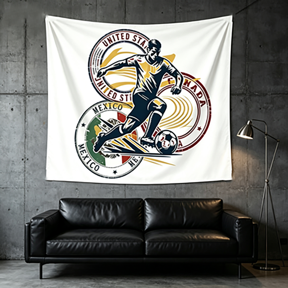 Soccer Themed Stamp Print Tape - Home Decor Canada ulasan dan harga