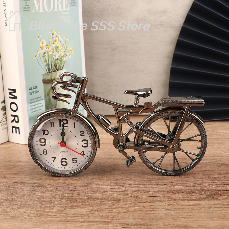 【S】Vintage Arabic Numeral Bicy - Vintage Alarm Clock ulasan dan harga