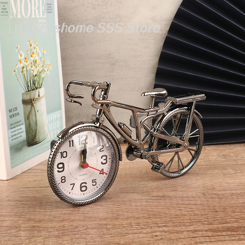 【S】Vintage Arabic Numeral Bicy - Vintage Alarm Clock ulasan dan harga