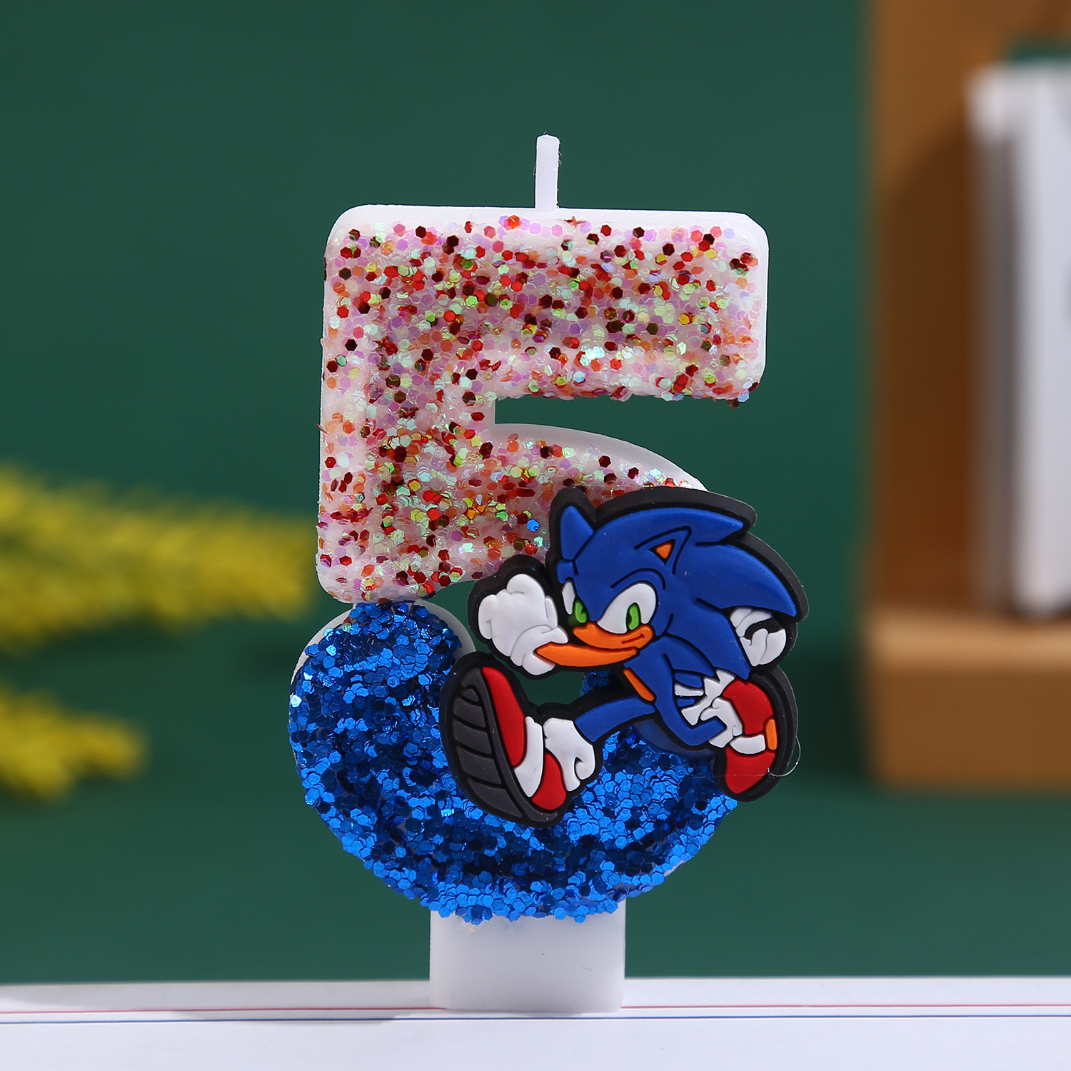 Blue Sonices Candle 0-9 Number - Home Decor Online ulasan dan harga