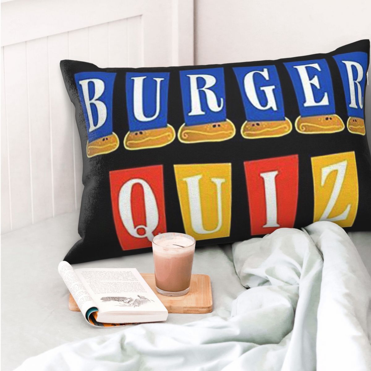 Burger Quiz New Logo Rectangle - Home Decor Quiz ulasan dan harga