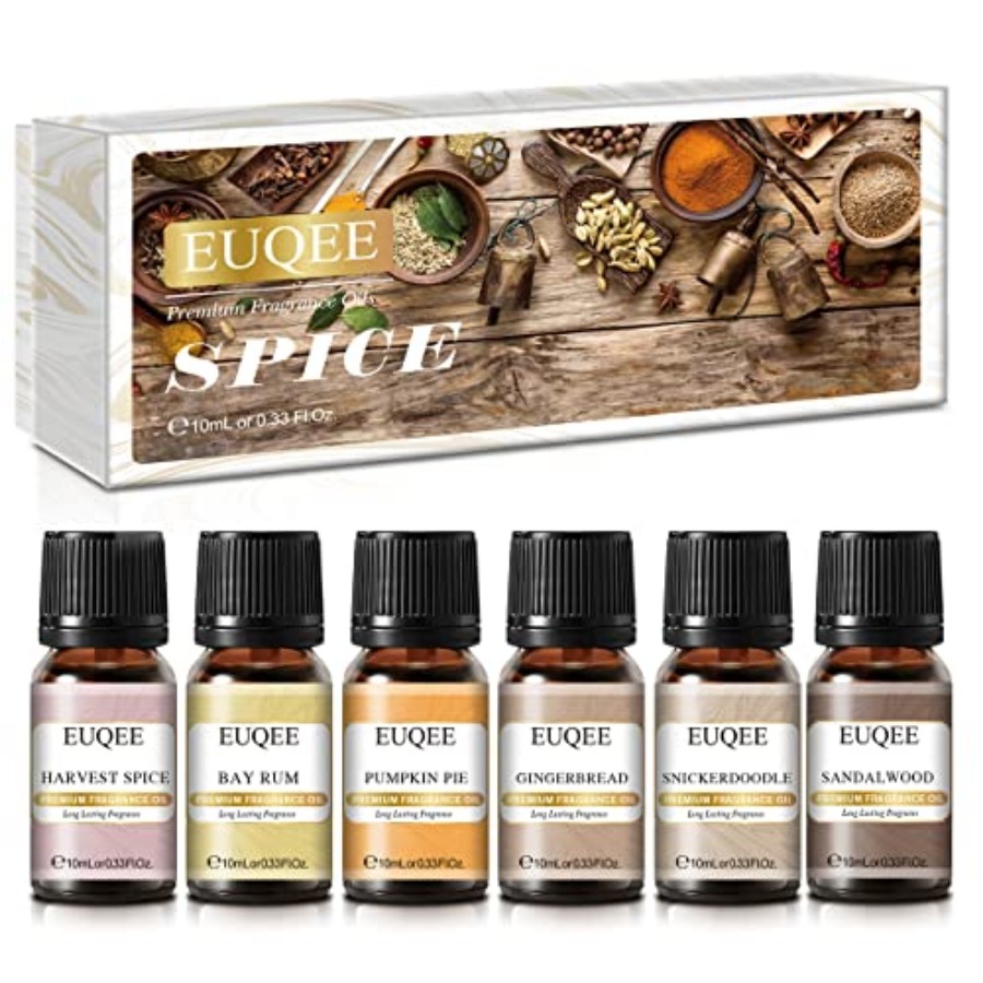 EUQEE 6PCS Spice Autumn Fragra - Scented Candle Set ulasan dan harga