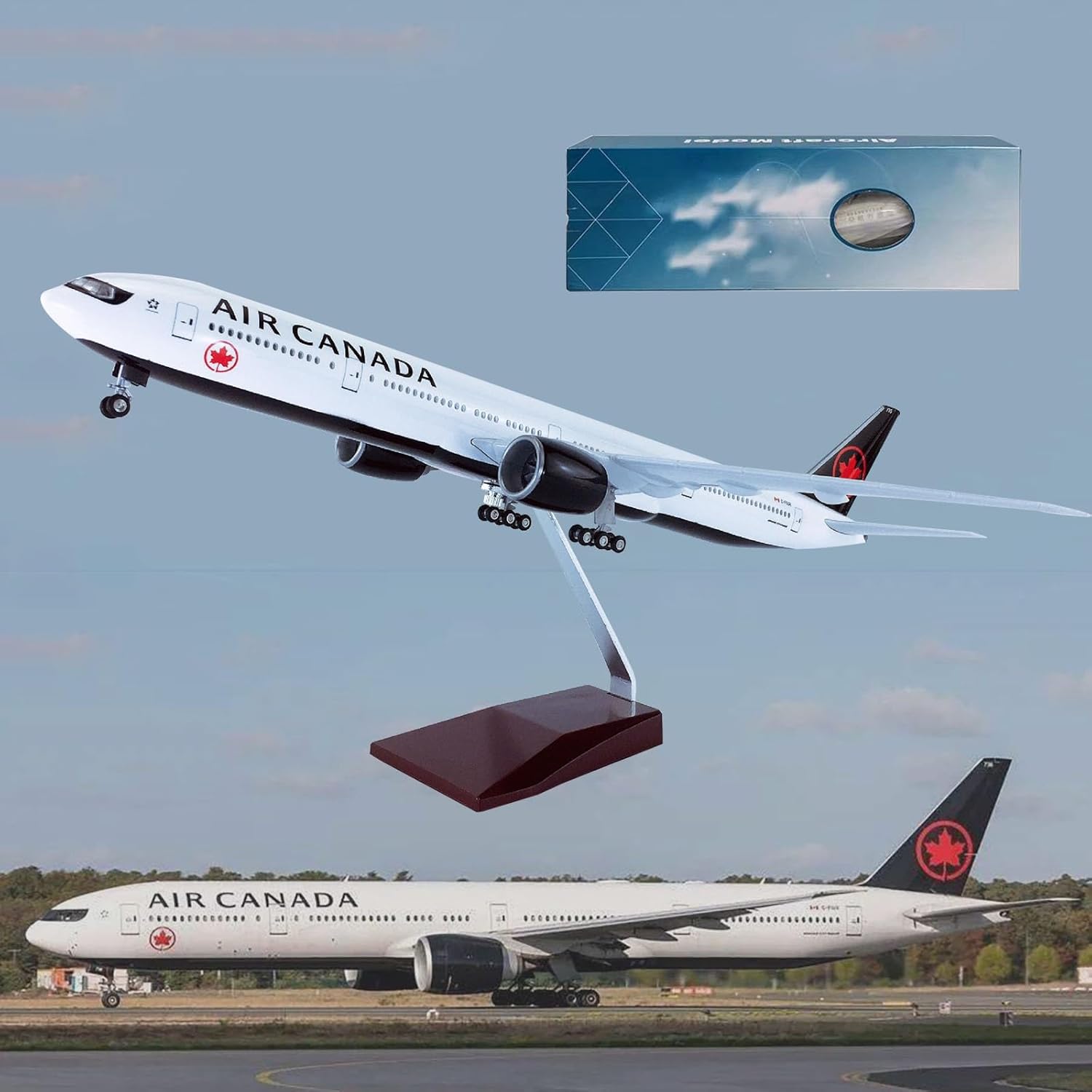 Scale Aircraft 47cm Canada Air - Home Decor Canada ulasan dan harga