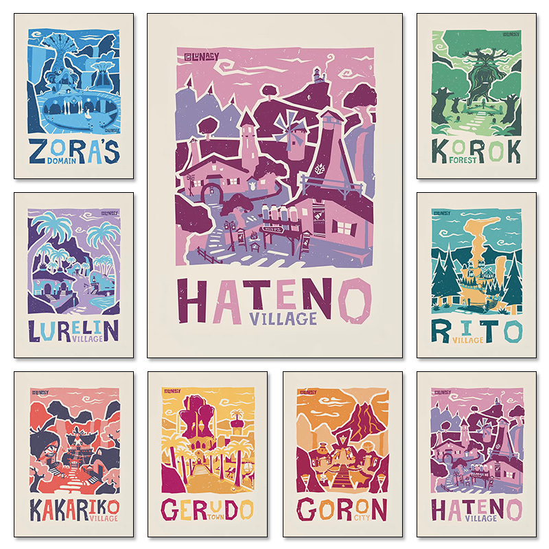 1pc frameless canvas Legend Vi - Home Decor Video ulasan dan harga