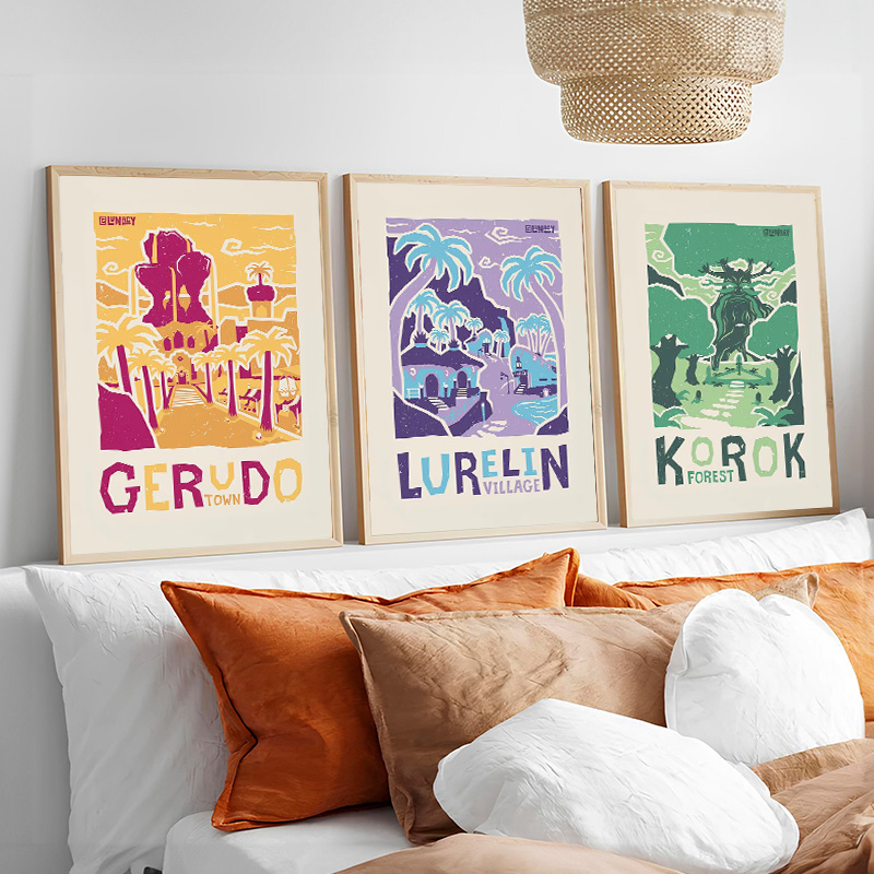 1pc frameless canvas Legend Vi - Home Decor Video ulasan dan harga