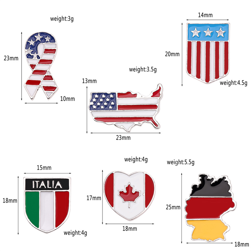 National Flag Pin Canada Itali - Home Decor Canada ulasan dan harga