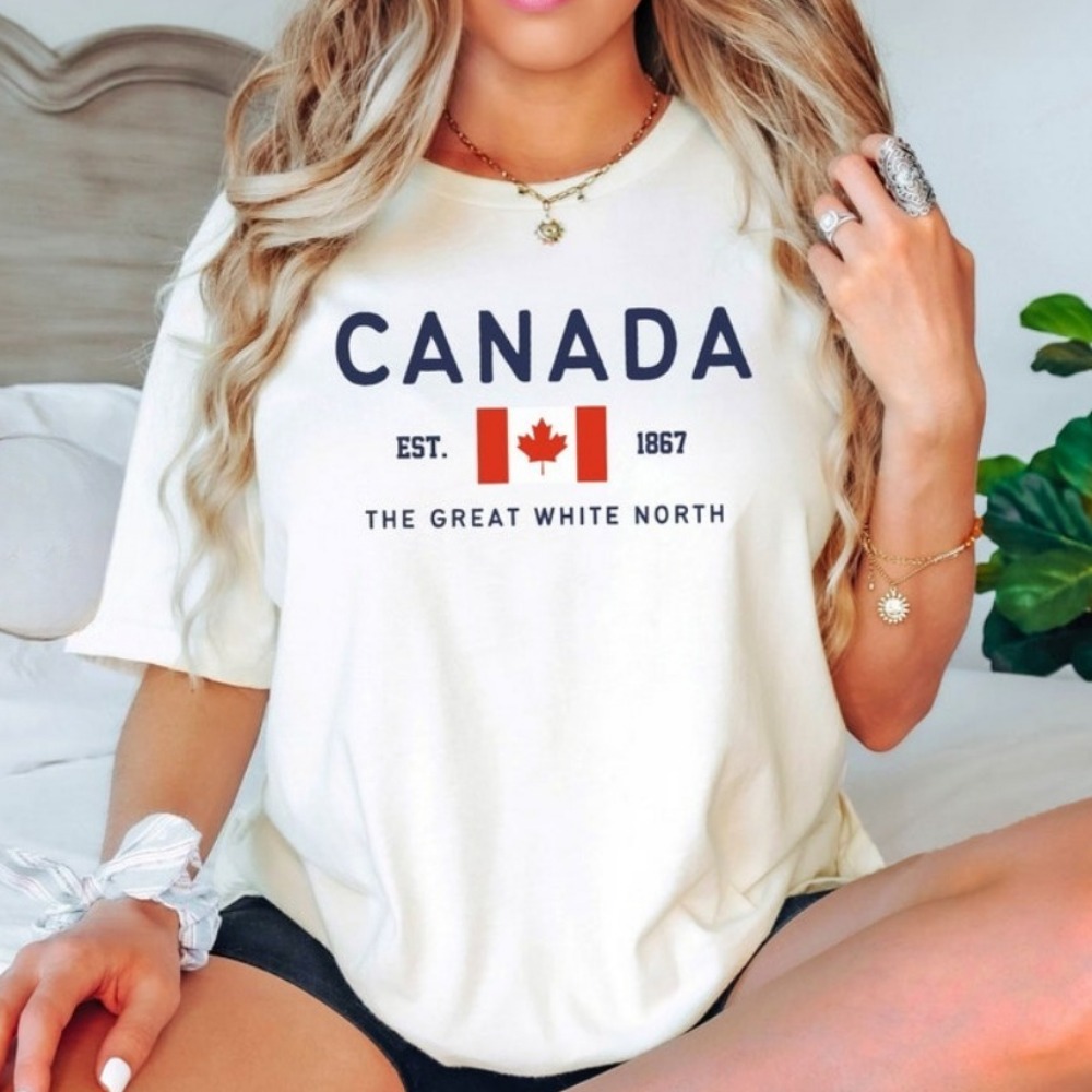 Canada Shirt Canadian Flag T-s - Home Decor Canada ulasan dan harga