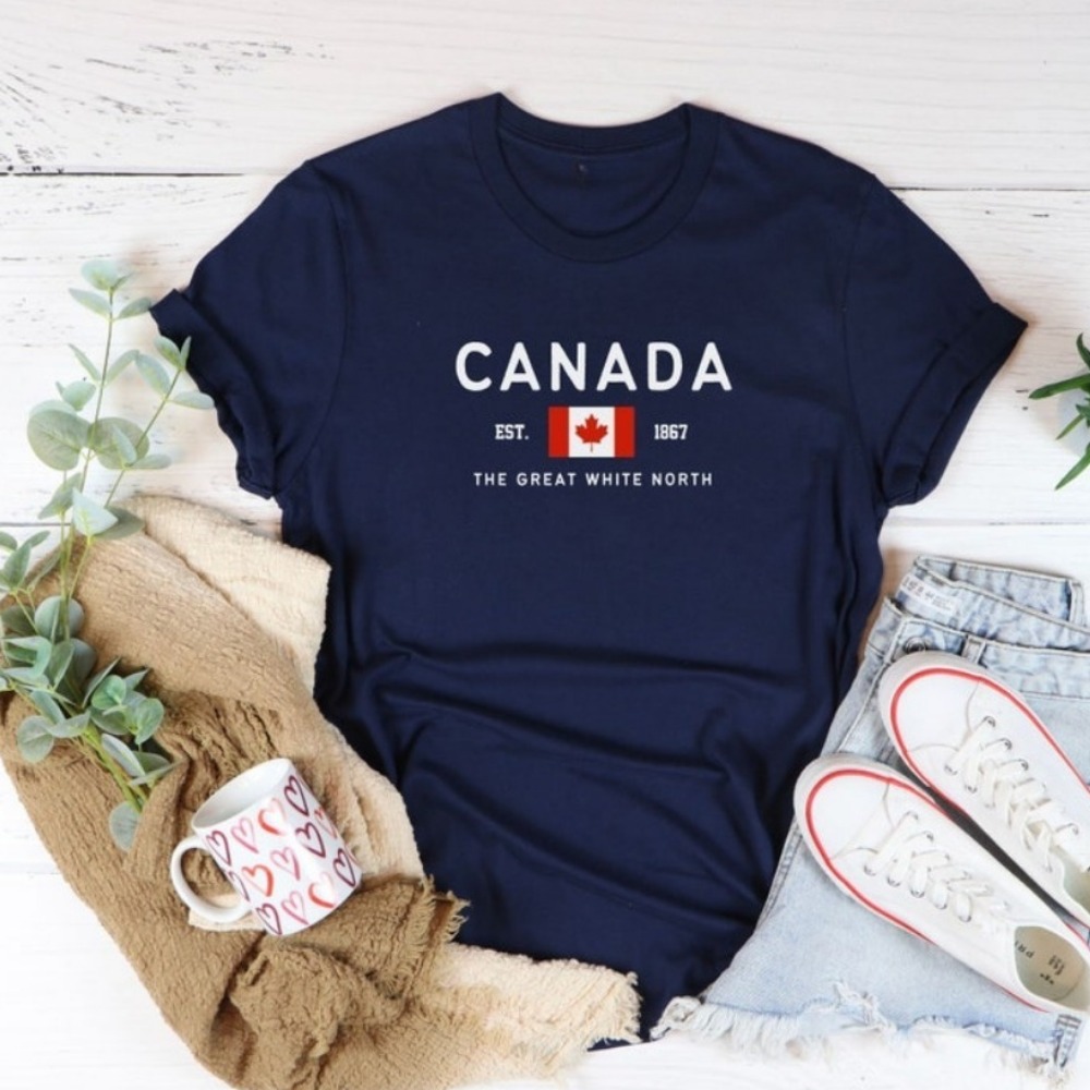 Canada Shirt Canadian Flag T-s - Home Decor Canada ulasan dan harga