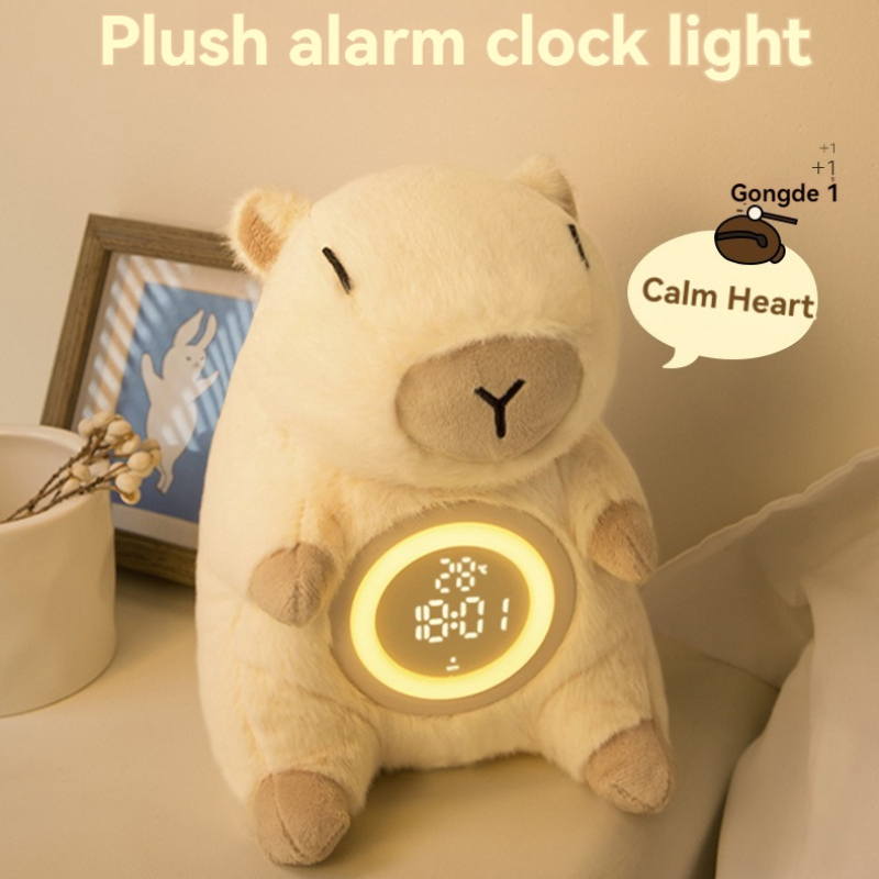 Adorable Capybara Plush Dual A - Vintage Alarm Clock ulasan dan harga