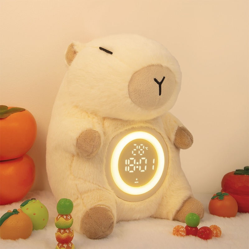 Adorable Capybara Plush Dual A - Vintage Alarm Clock ulasan dan harga