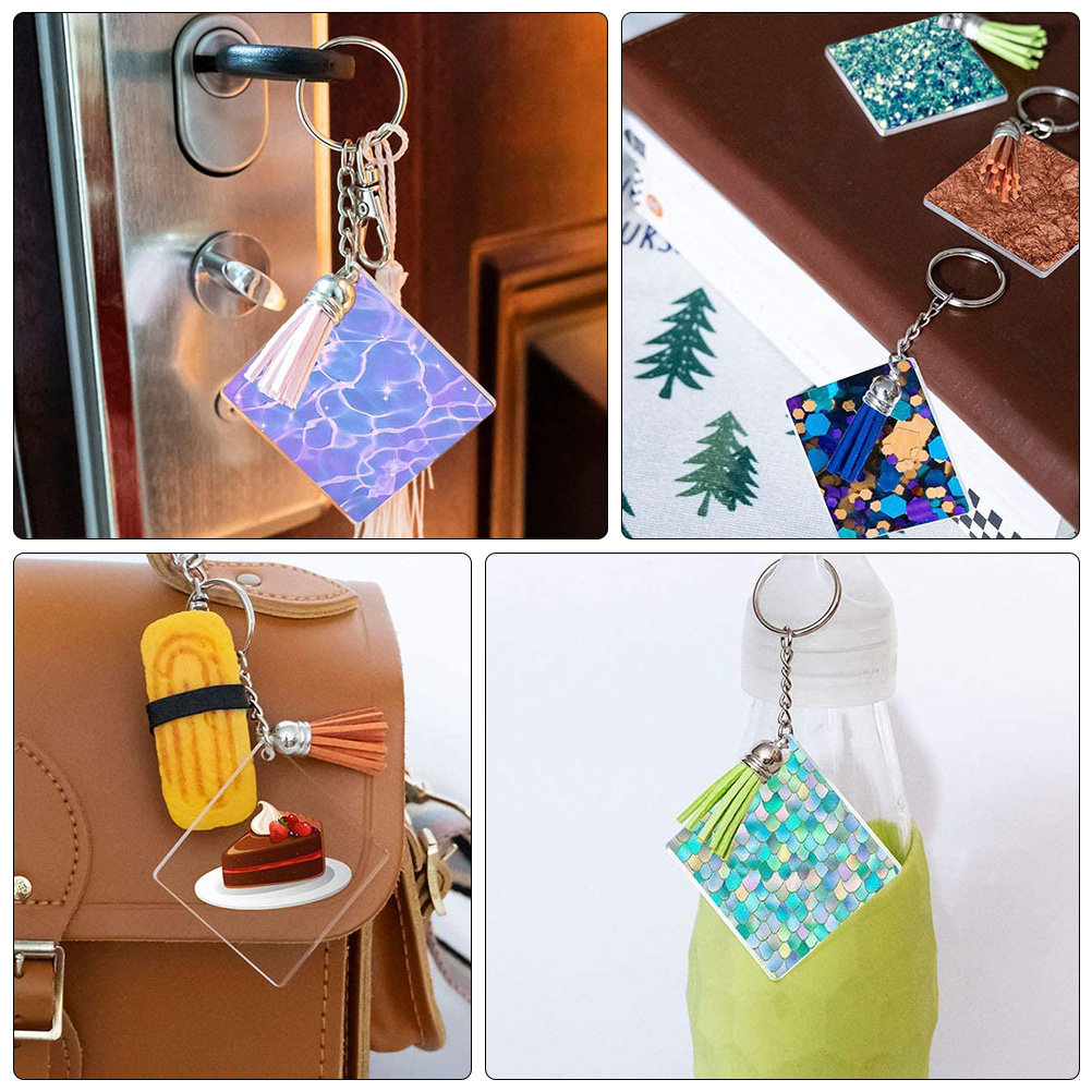 1Set Acrylic Keychain Pendant  - Home Decor Diy Ideas ulasan dan harga