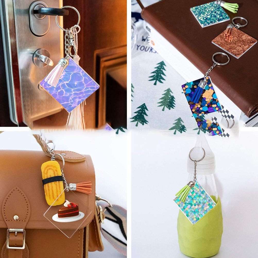 1Set Acrylic Keychain Pendant  - Home Decor Diy Ideas ulasan dan harga