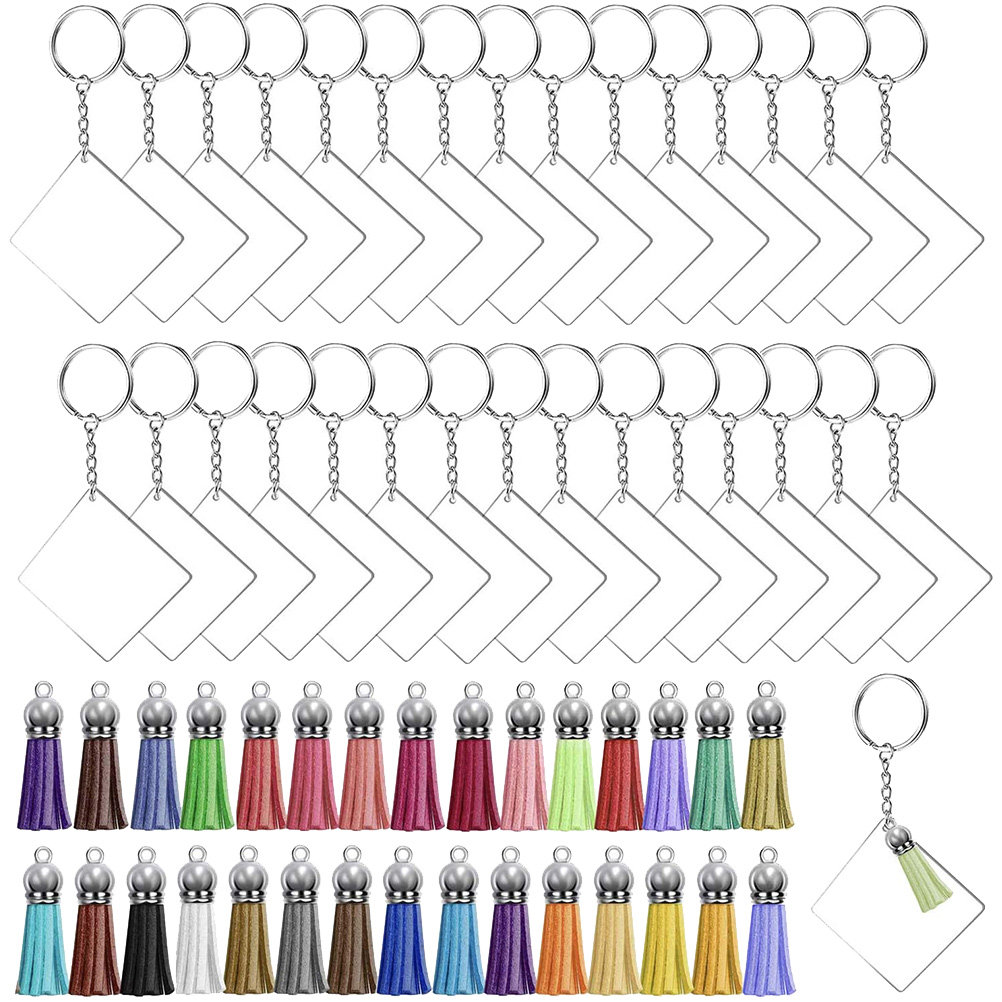 1Set Acrylic Keychain Pendant  - Home Decor Diy Ideas ulasan dan harga