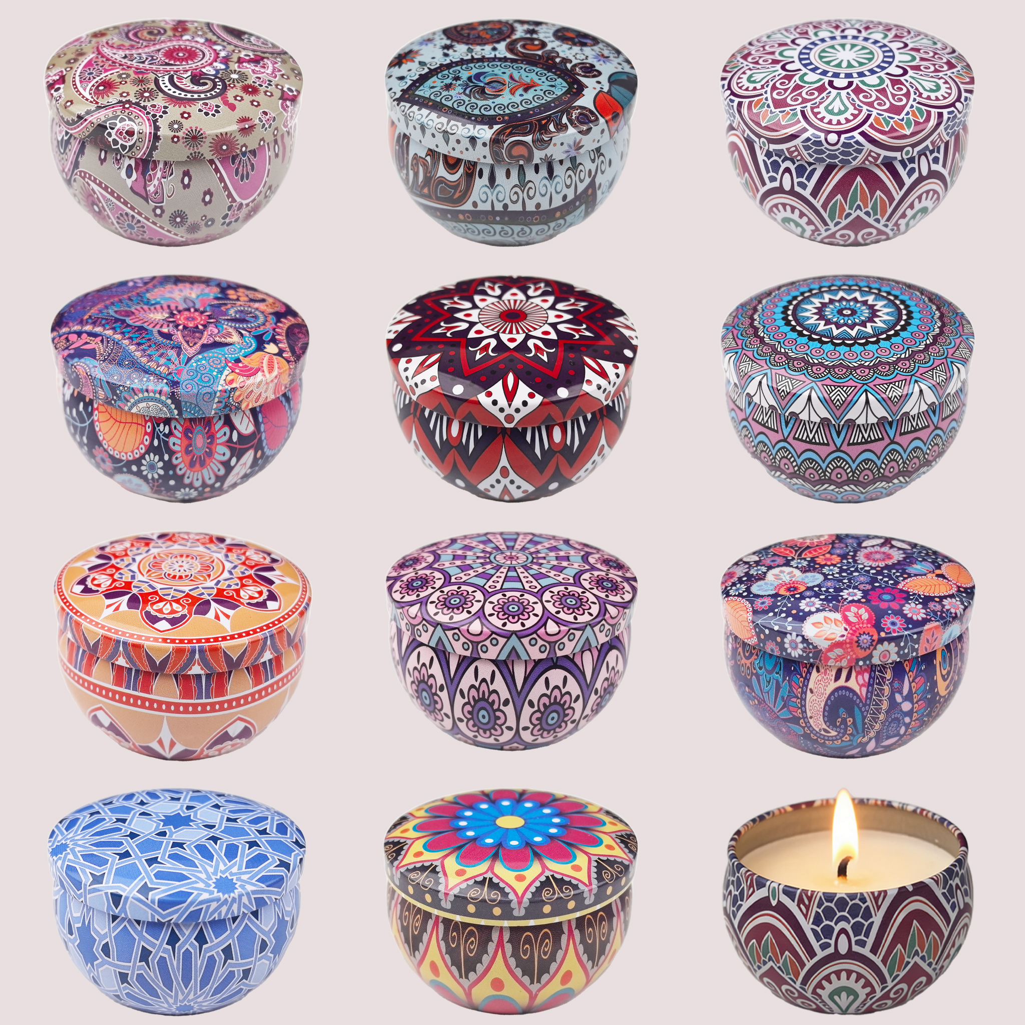 1 Pack of Ham-Scented Aromathe - Scented Candle Set ulasan dan harga
