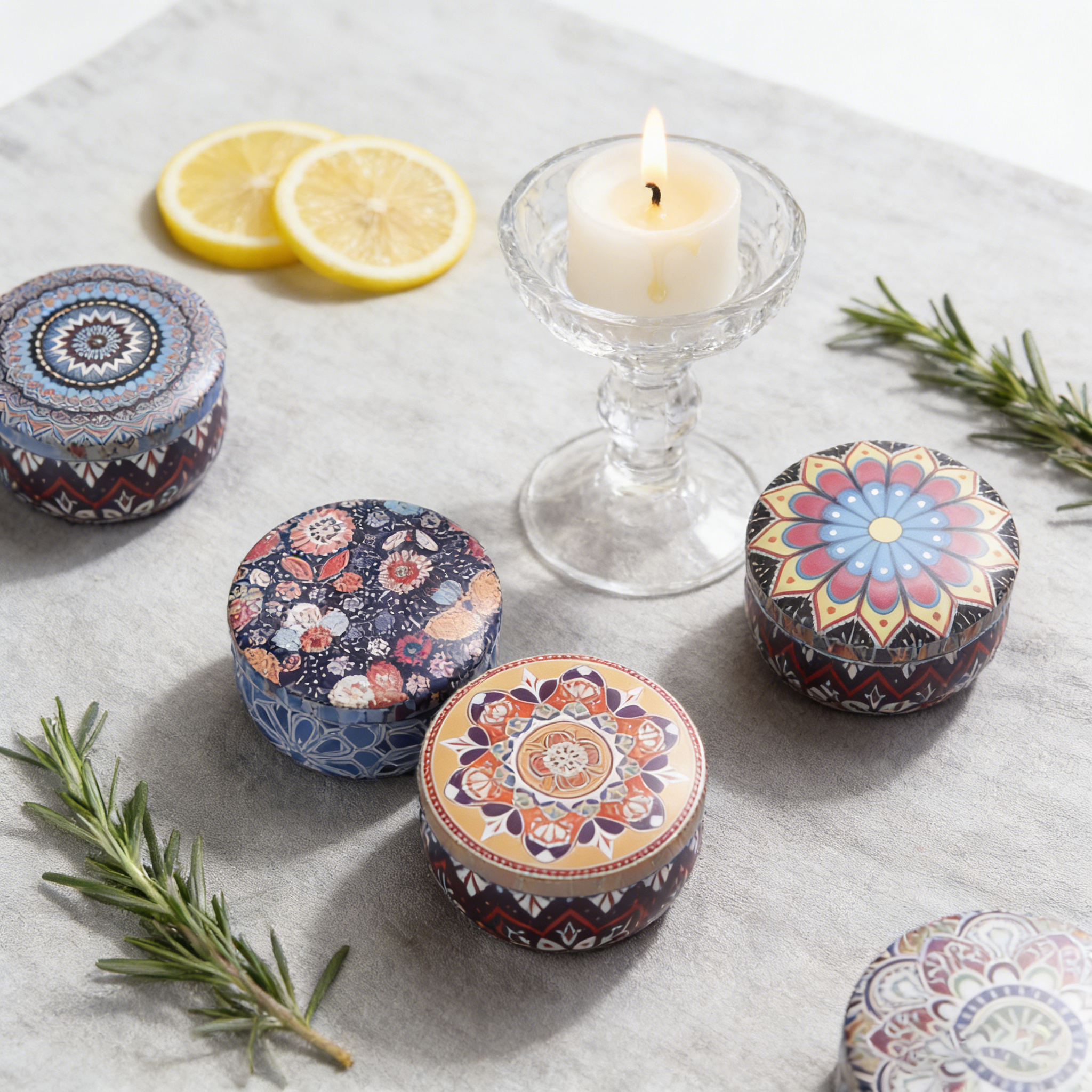 1 Pack of Ham-Scented Aromathe - Scented Candle Set ulasan dan harga