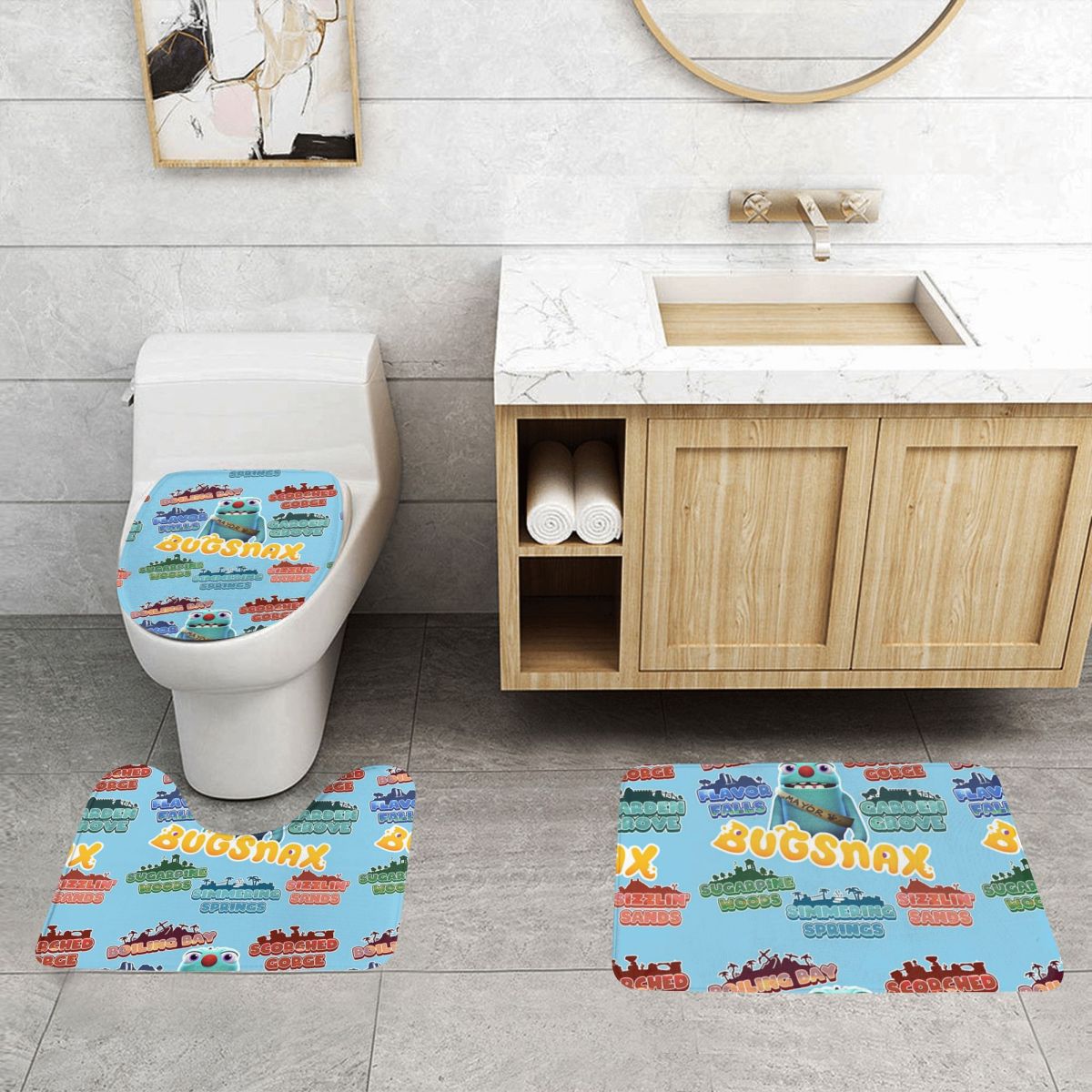Bugsnax Locations Fan Art Pack - Home Decor Location ulasan dan harga