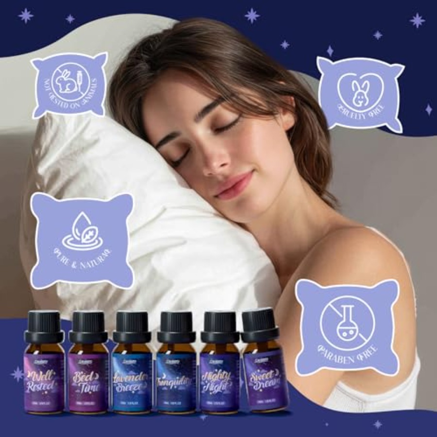 Good Night Fragrance Oils, Pre - Scented Candle Set ulasan dan harga