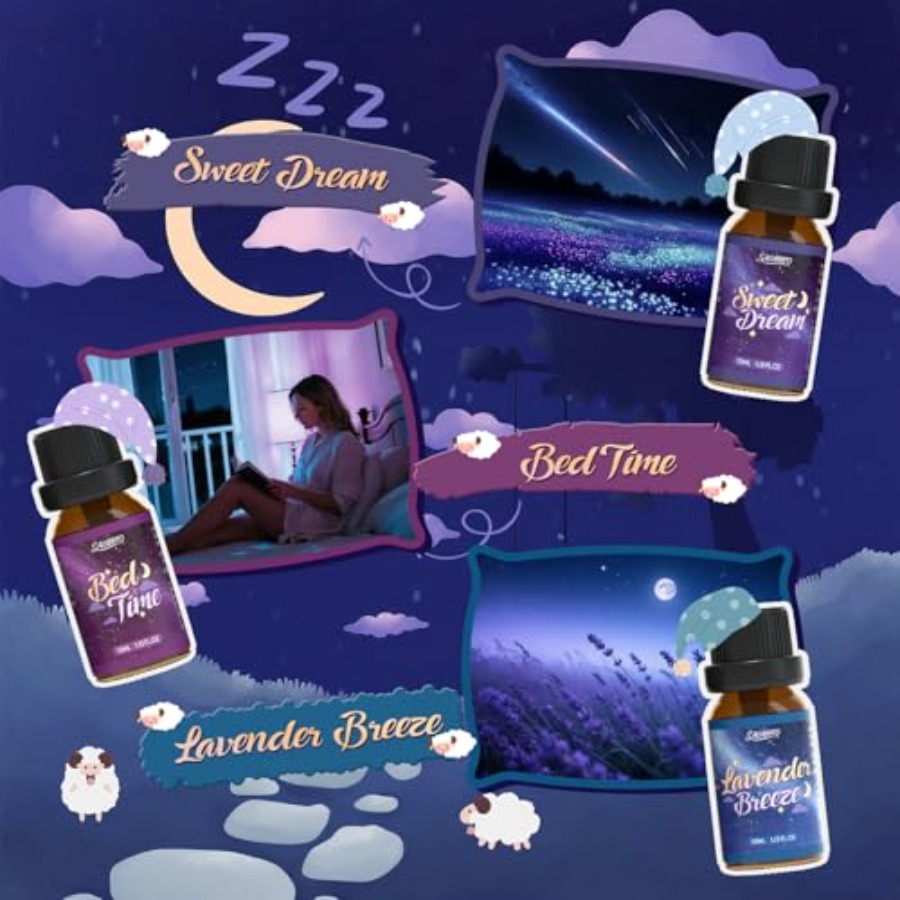 Good Night Fragrance Oils, Pre - Scented Candle Set ulasan dan harga