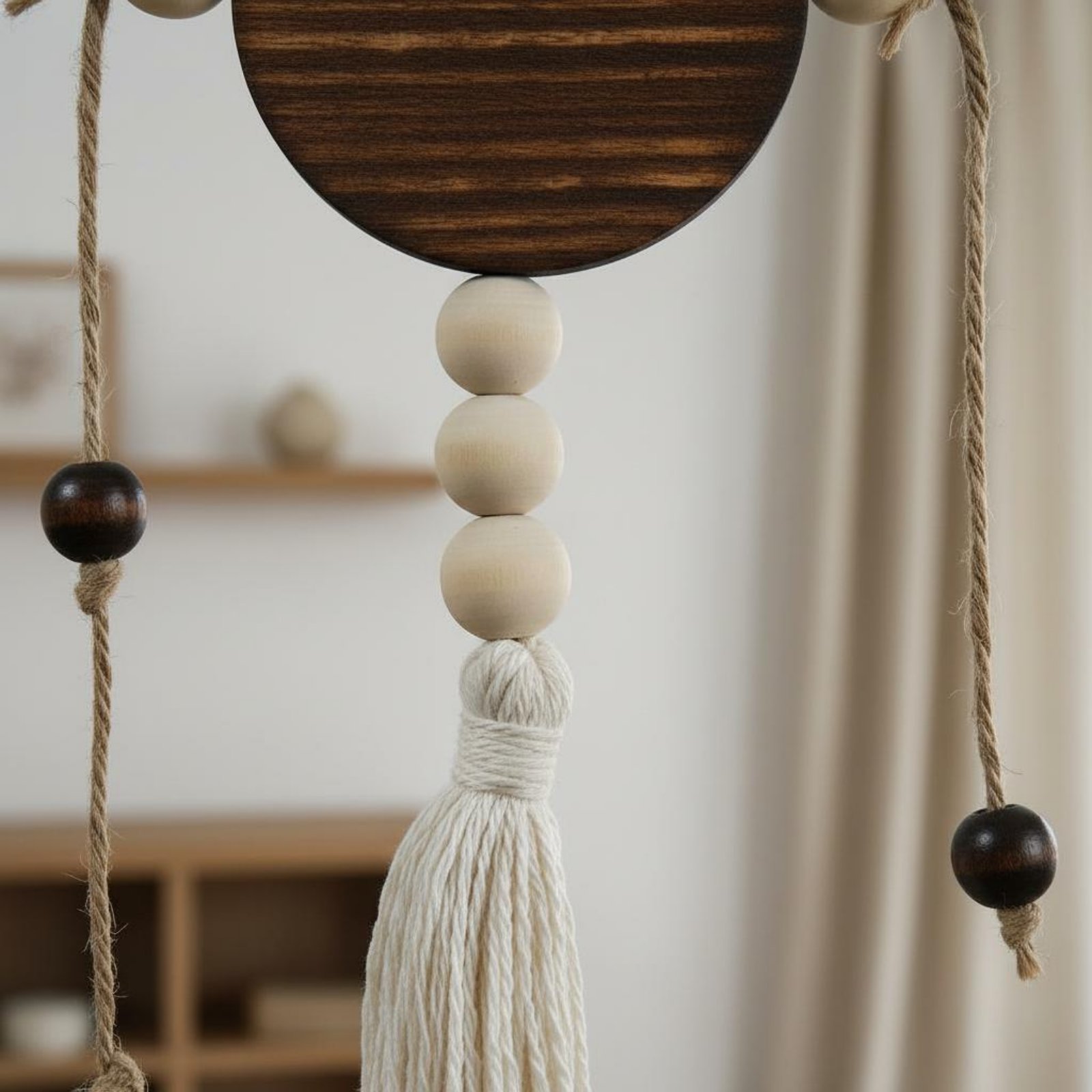 Macrame Moon Wall Hanging Hand - Macrame Wall Hanging ulasan dan harga