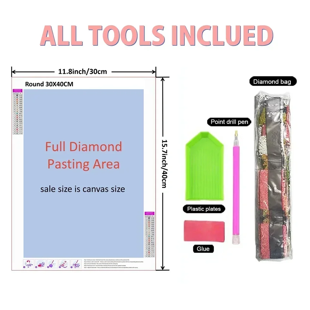 5d DIY Diamond Art Painting Ki - Home Decor Vancouver ulasan dan harga