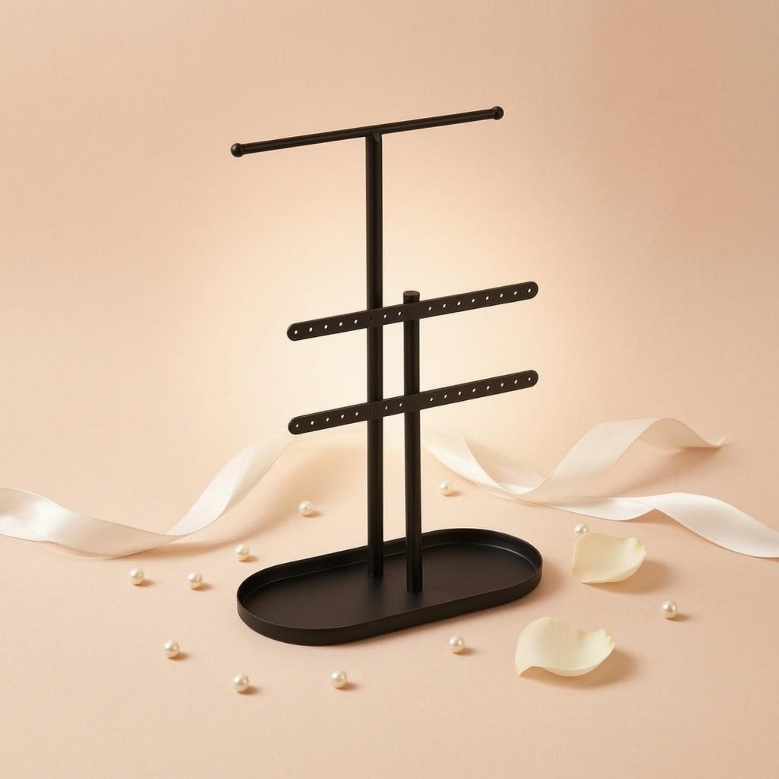Jewelry Display Stand Perforat - Home Decor Organizer ulasan dan harga