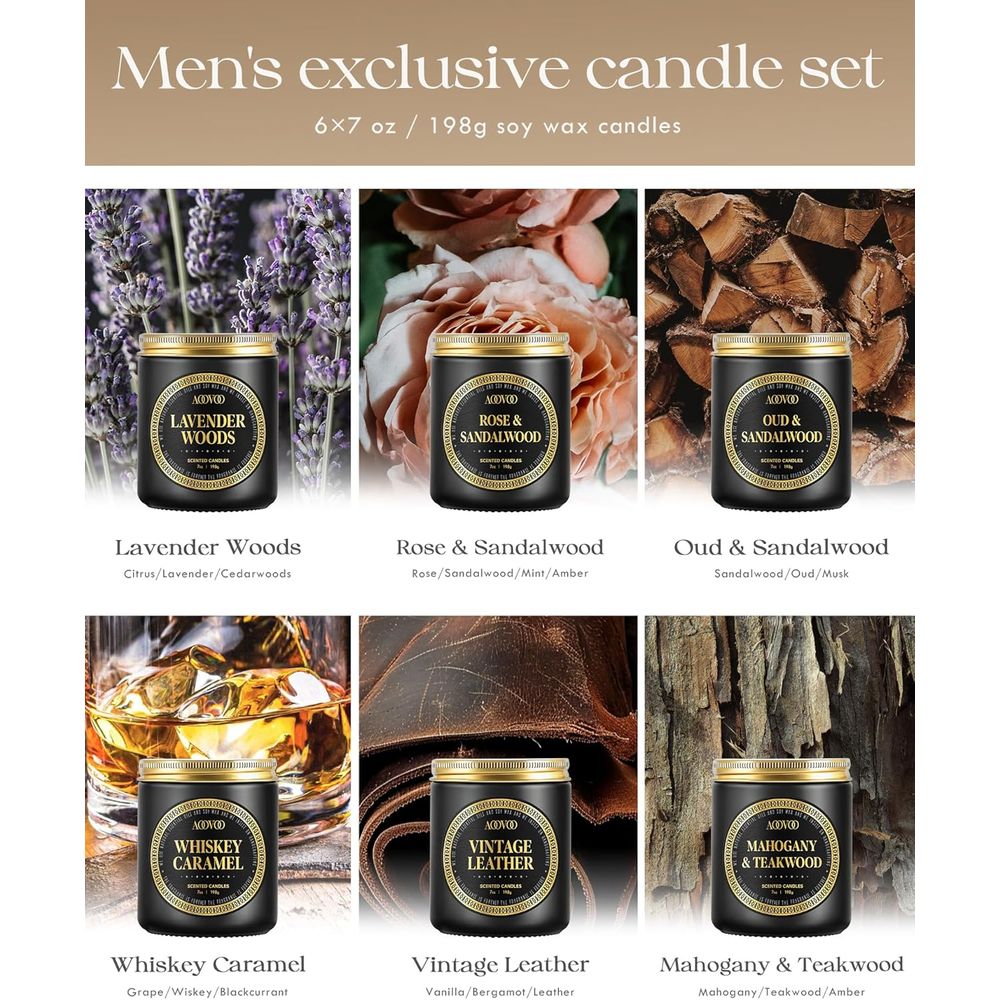 Scented Candles Git Set - 6 Pa - Scented Candle Set ulasan dan harga