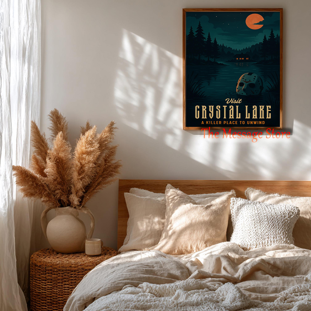Halloween Horror Vintage Trave - Home Decor Location ulasan dan harga