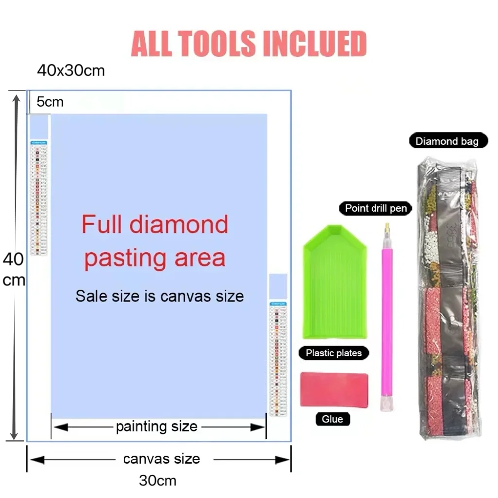 5d DIY Diamond Art Painting Ki - Home Decor Vancouver ulasan dan harga