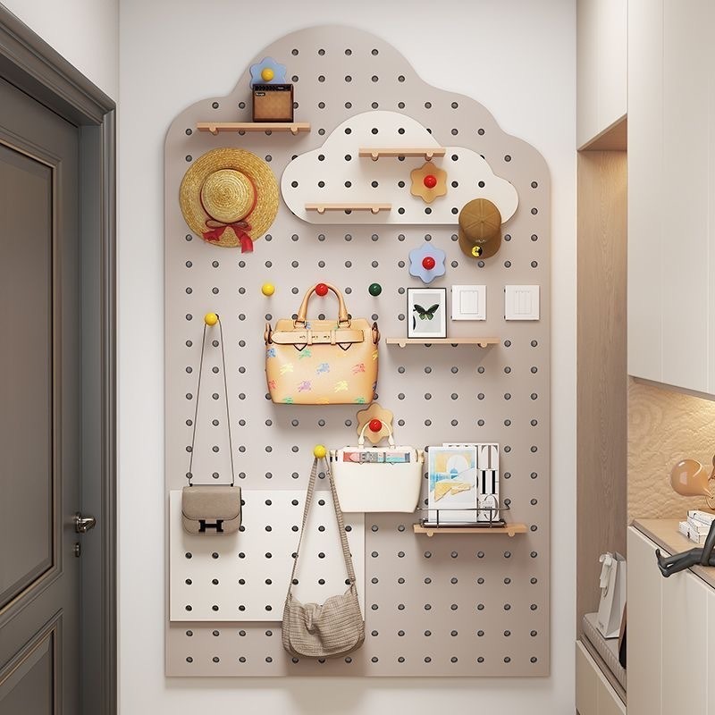 Wooden Cavities Board Wall She - Home Decor Organizer ulasan dan harga