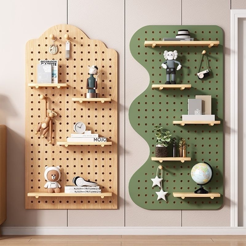 Wooden Cavities Board Wall She - Home Decor Organizer ulasan dan harga