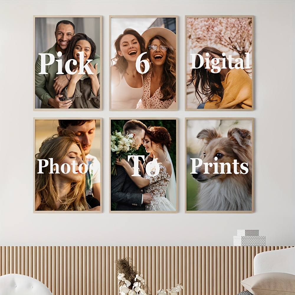 6pcs/set Custom Canvas Prints  - Home Decor Luxury ulasan dan harga