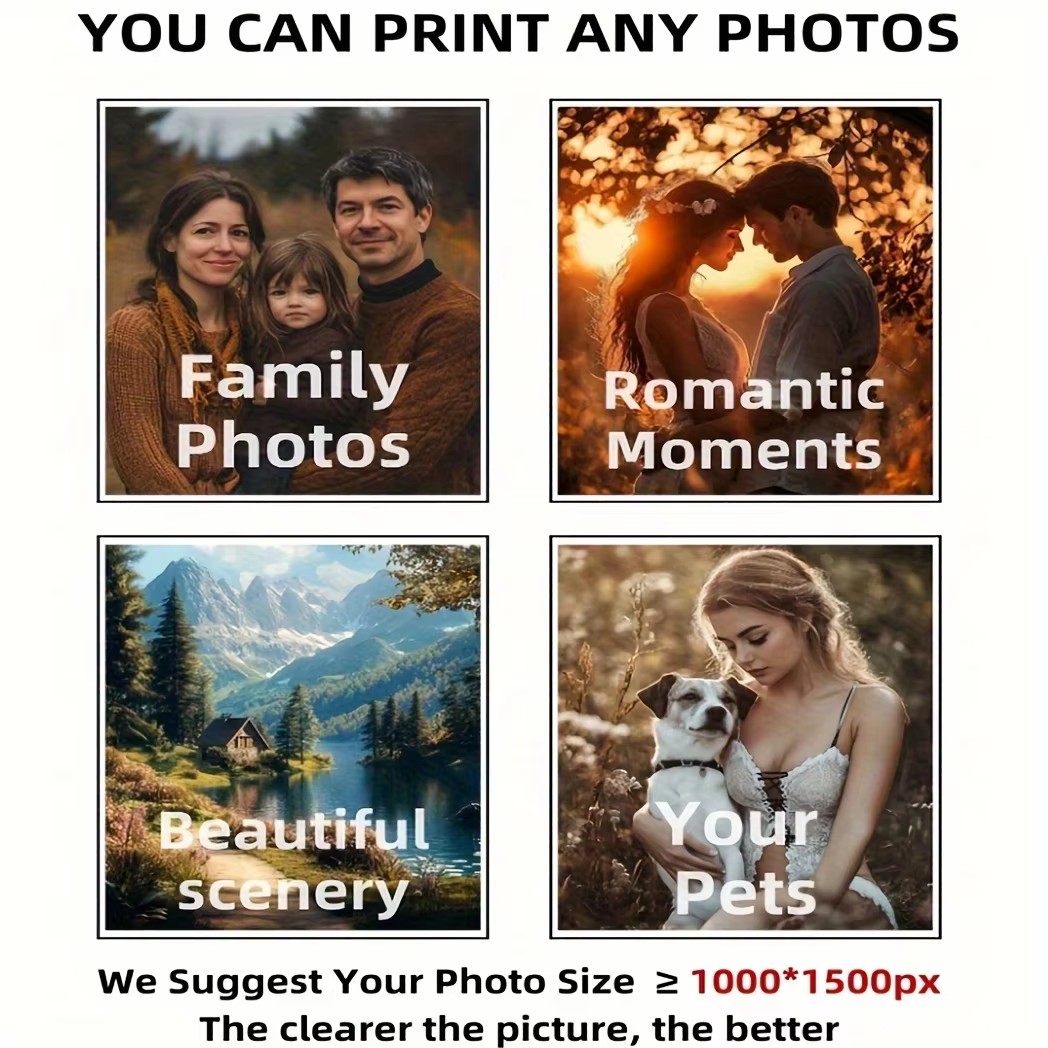 6pcs/set Custom Canvas Prints  - Home Decor Luxury ulasan dan harga